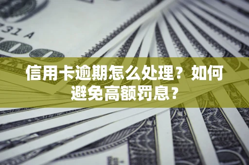 武汉信用卡逾期怎么处理？如何避免高额罚息？