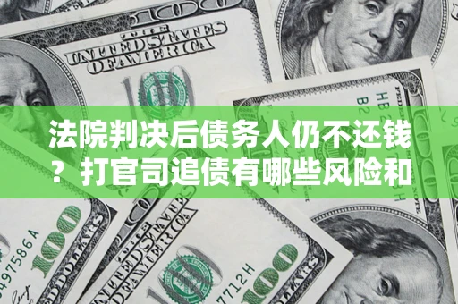 武汉法院判决后债务人仍不还钱？打官司追债有哪些风险和技巧？