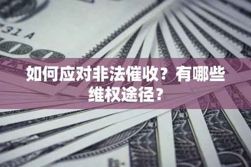 武汉如何应对非法催收？有哪些维权途径？