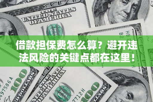 武汉借款担保费怎么算？避开违法风险的关键点都在这里！