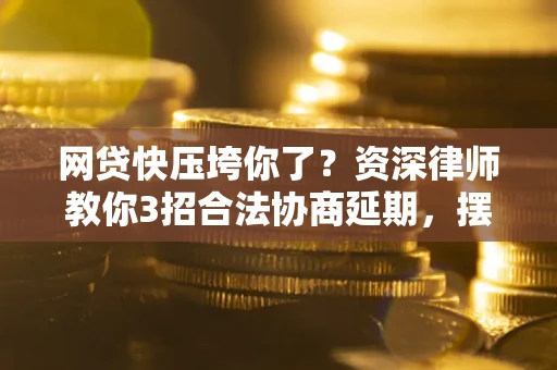 武汉网贷快压垮你了？资深律师教你3招合法协商延期，摆脱暴力催收！