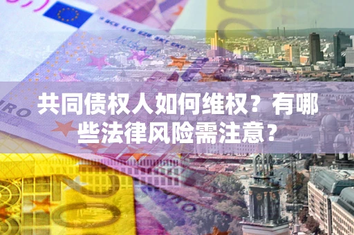 武汉共同债权人如何维权？有哪些法律风险需注意？