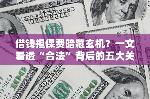 武汉借钱担保费暗藏玄机？一文看透“合法”背后的五大关键陷阱
