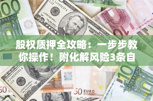 武汉股权质押全攻略：一步步教你操作！附化解风险3条自救法则