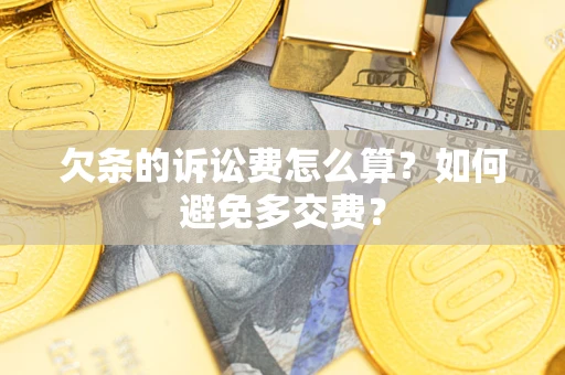 武汉欠条的诉讼费怎么算？如何避免多交费？