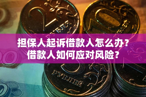 武汉担保人起诉借款人怎么办？借款人如何应对风险？