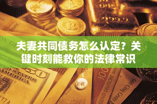 武汉夫妻共同债务怎么认定？关键时刻能救你的法律常识