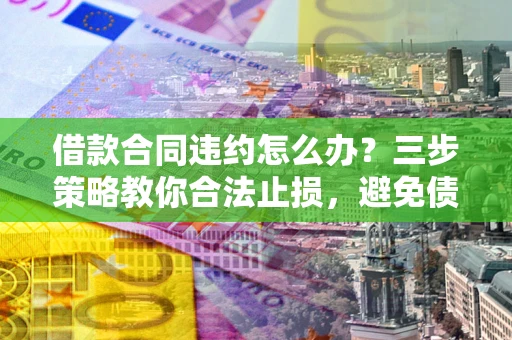 武汉借款合同违约怎么办？三步策略教你合法止损，避免债务危机升级