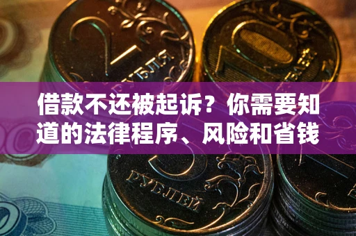 武汉借款不还被起诉？你需要知道的法律程序、风险和省钱技巧