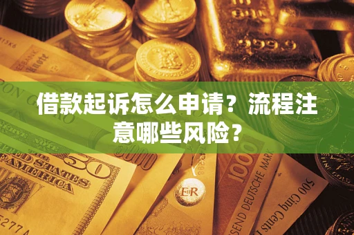 武汉借款起诉怎么申请？流程注意哪些风险？
