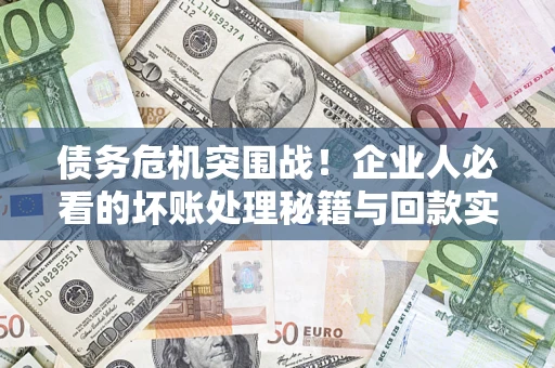 武汉债务危机突围战！企业人必看的坏账处理秘籍与回款实战指南